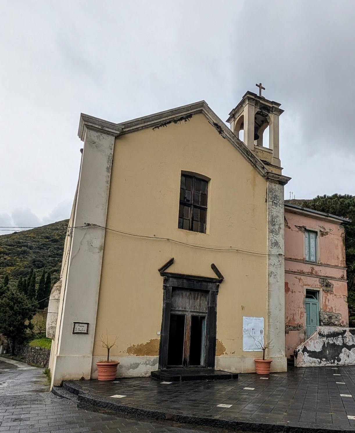St. Onofrio Church in the village of Pollara on Salina island. Oscar winning Il Postino movie was filmed here.