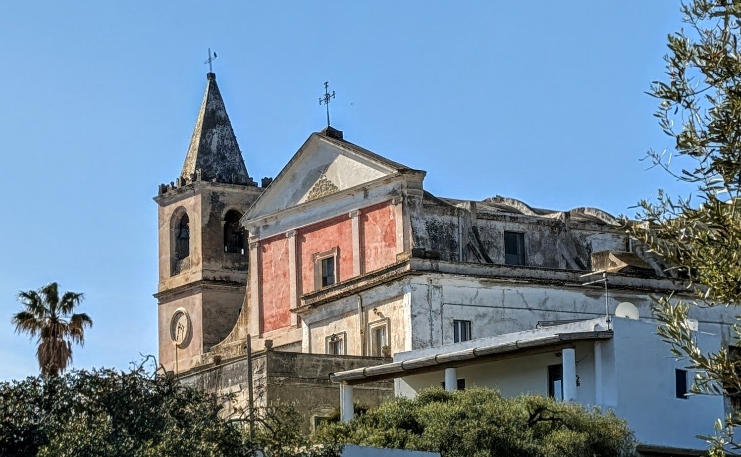 St. Bartholomew Church on Stromboli island.