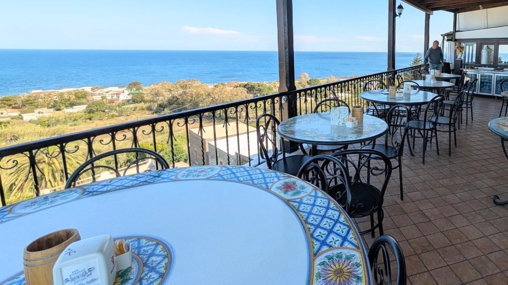 Restobar Ingrid on the main square of San Vincenzo is the main social venue on Stromboli island.