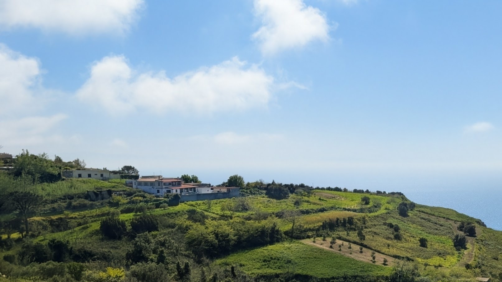 The view from Chiesa Vecchia (Old Church) of Quattropanion towards the north of Lipari island.